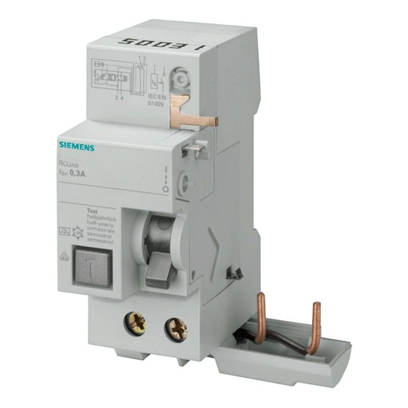 immagine 0 del prodotto siemens blocco differenziale 2p 40a 30ma tipo ac 2 moduli per 5sy 5sm23220