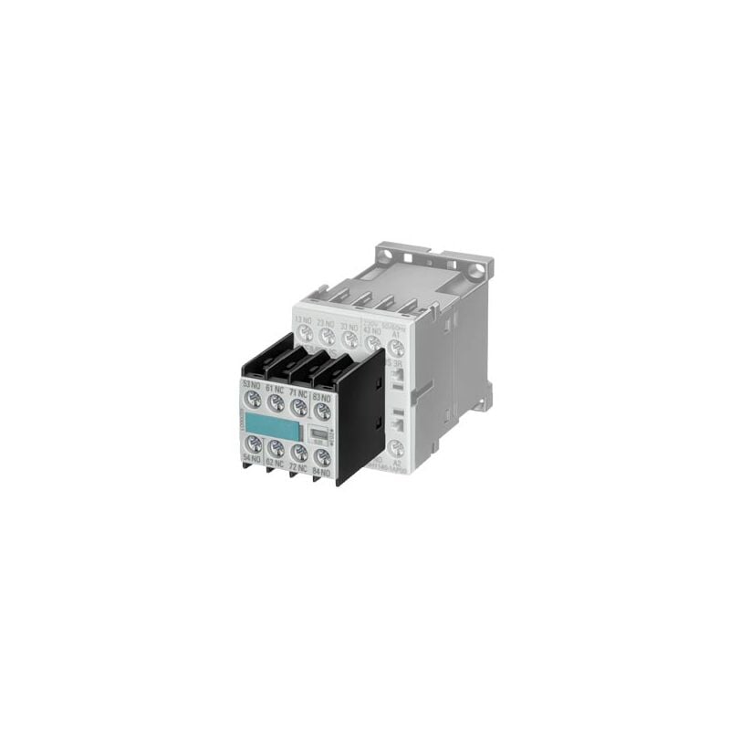 foto del prodotto siemens blocco interruttore ausiliario, 53 e 1 no 3 nc en 50011 morsetto a vite per contattore rel , 4 poli