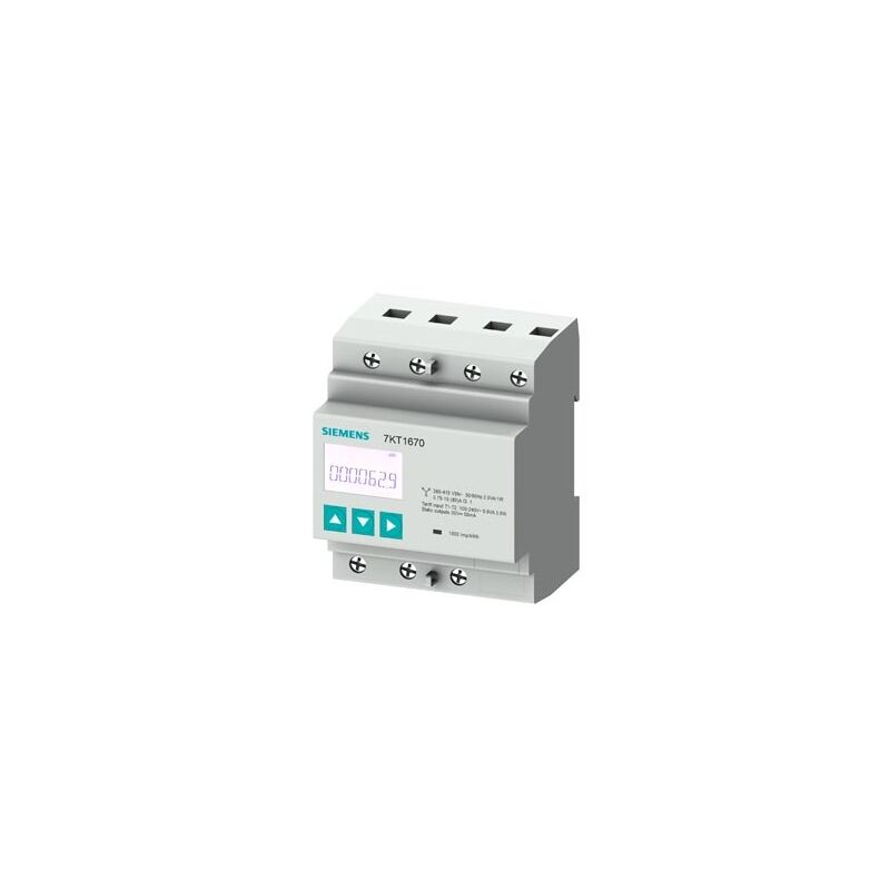 foto del prodotto siemens contatore trifase sentron, dispositivo di misura, 7kt pac1600, lcd, l l 400 v, l n 230 v, 80 a