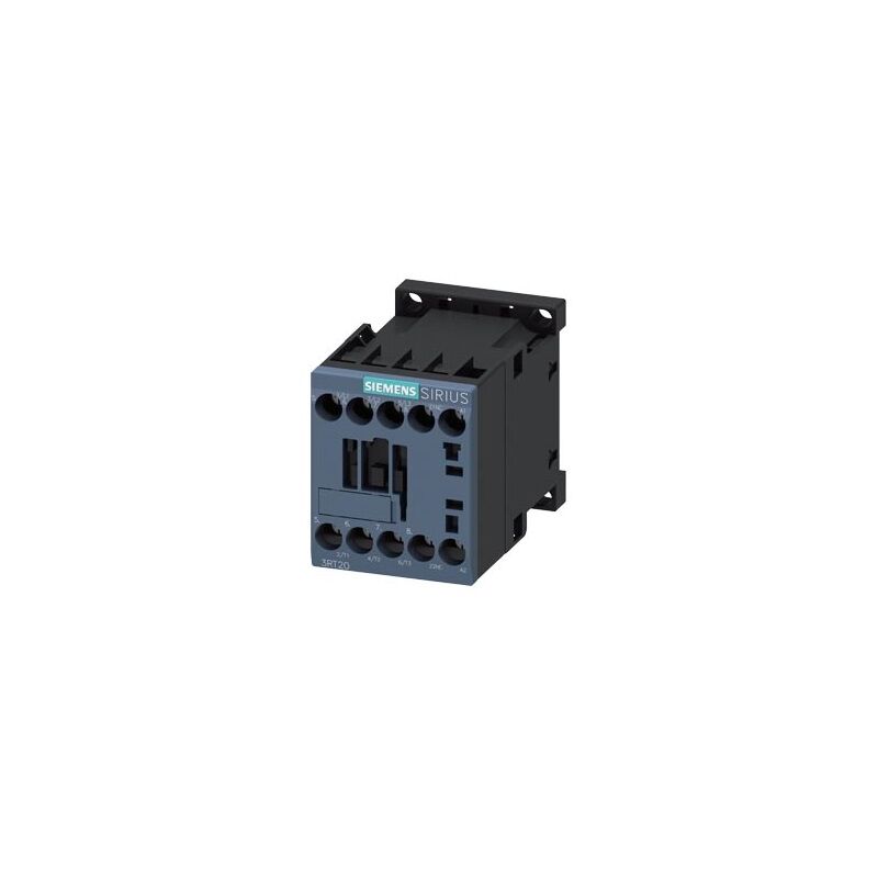 foto del prodotto siemens contattore di potenza, ac 3e ac 3, 7 a, 3 kw 400 v, 3 poli, 24 v ac, 50 60 hz, contatti ausiliari 1 nc, morsetto a vite, dimensioni s00