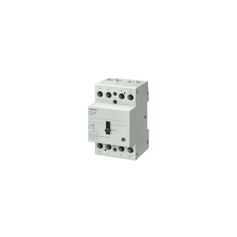 foto del prodotto siemens contattore insta 0 1 automatico con 4 contatti no contatto per 230 v ac, 400v 40a controllo 24 v ac
