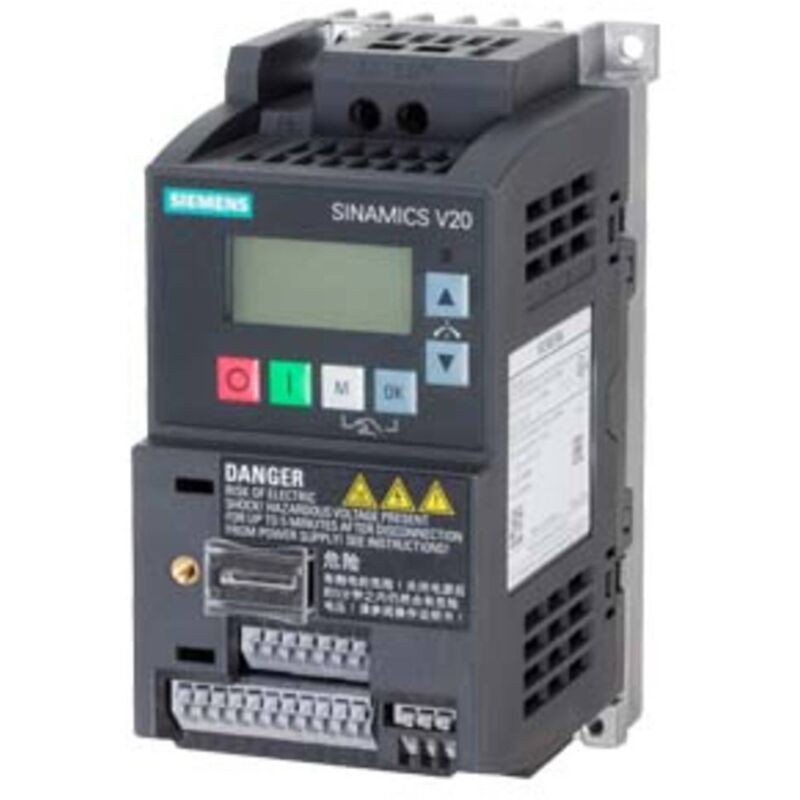 foto del prodotto siemens convertitore di frequenza 6sl3210 5bb13 7bv1 0.37 kw 200 v, 240 v