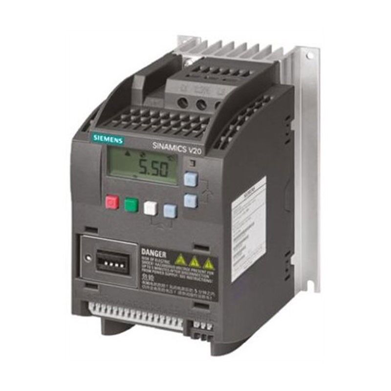 foto del prodotto siemens convertitore di frequenza sinamics v20 2,20kw 6sl32105be222cv0