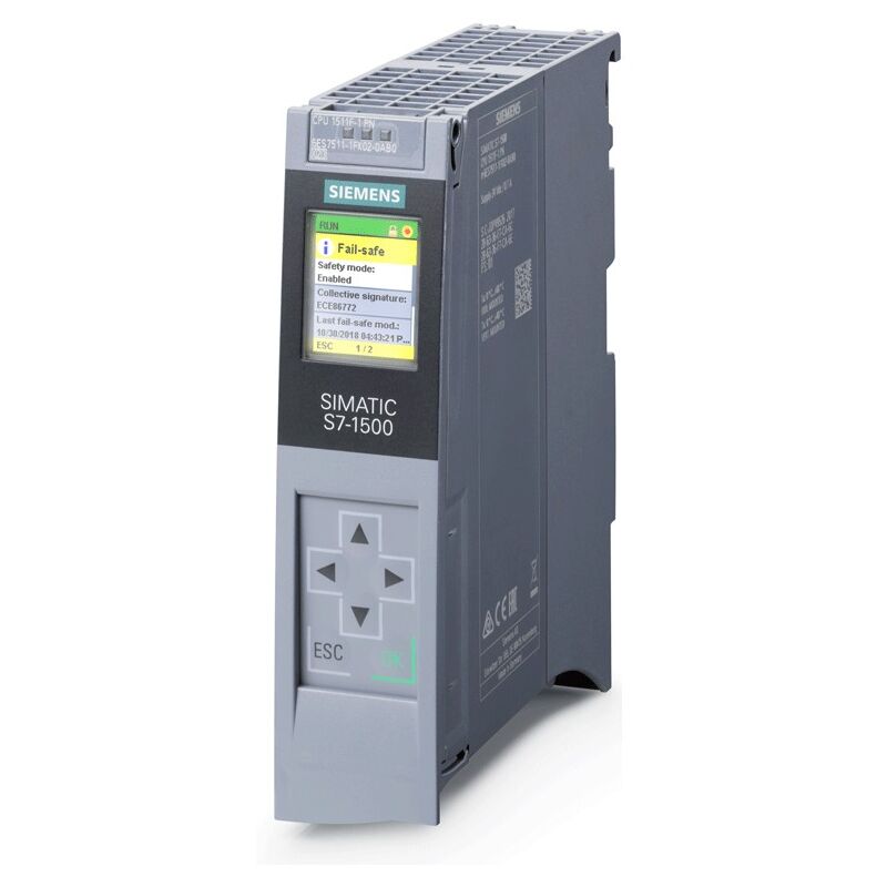 foto del prodotto siemens cpu simatic s7 1500 cpu1511 f 1pn 6es75111fk020ab0