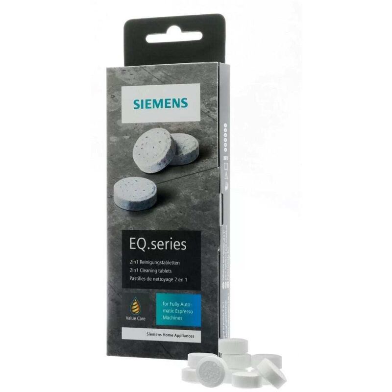 foto del prodotto siemens eq. serie 2 in 1 pastiglie per la pulizia 00312097 tz80001a 10 pezzi 