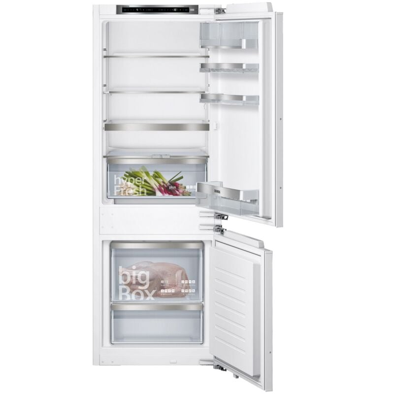 foto del prodotto siemens frigorifero combinato integrato con pantografo 231l bianco ki77sade0