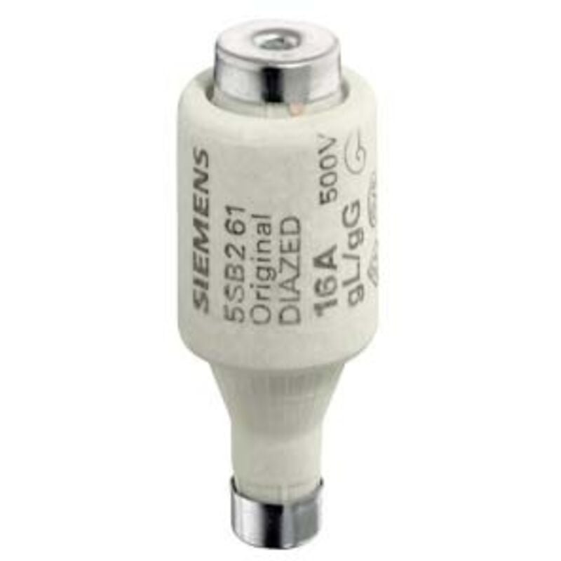 foto del prodotto siemens fusibile diazed dii gl gg e27 4a 500vca cc cod. 5sb221 