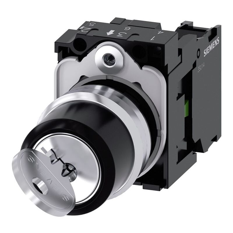 foto del prodotto siemens interruttore a chiave ronis 22mm 2 posizioni oi 3su11504bf111ba0