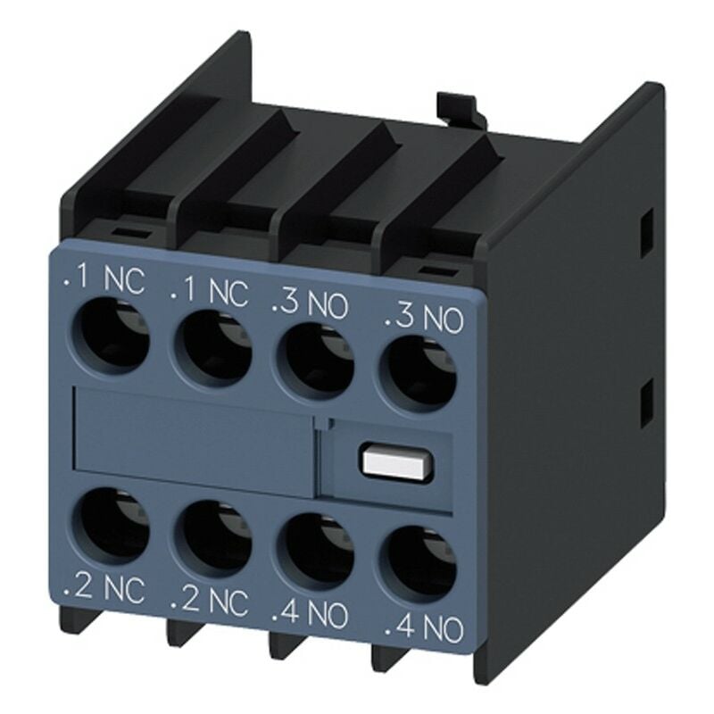 foto del prodotto siemens interruttore ausiliario parte anteriore 2no 2nc 3rh29111ha22