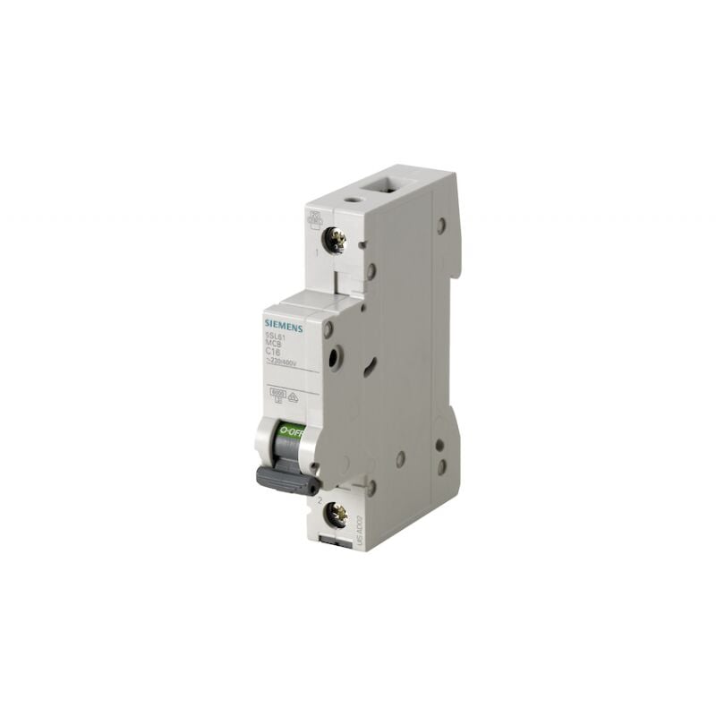 foto del prodotto siemens interruttore automatico magnetotermico 1p 1 modulo 25a 6kasie5sl61257bb