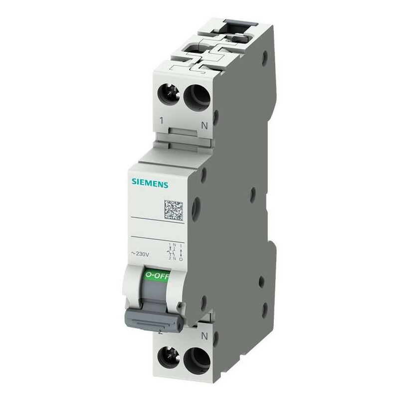 foto del prodotto siemens interruttore automatico magnetotermico 20a 1p n 6ka curva c 1m 5sl60207
