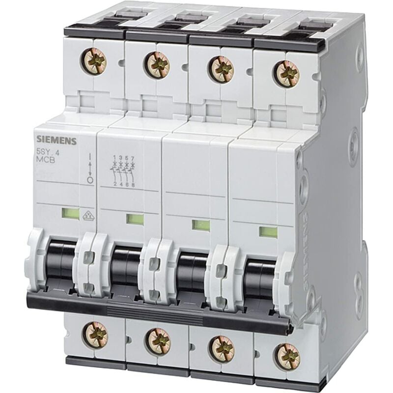 foto del prodotto siemens interruttore automatico magnetotermico 20a 4p 6ka 4m 5sy6420 7