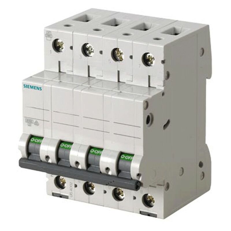foto del prodotto siemens interruttore automatico magnetotermico 32a 4p 6ka 4m 5sl6432 7