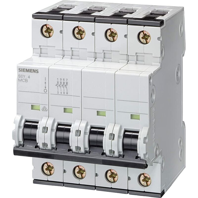 foto del prodotto siemens interruttore automatico magnetotermico 5sy6410 7 4p 10a tipo c