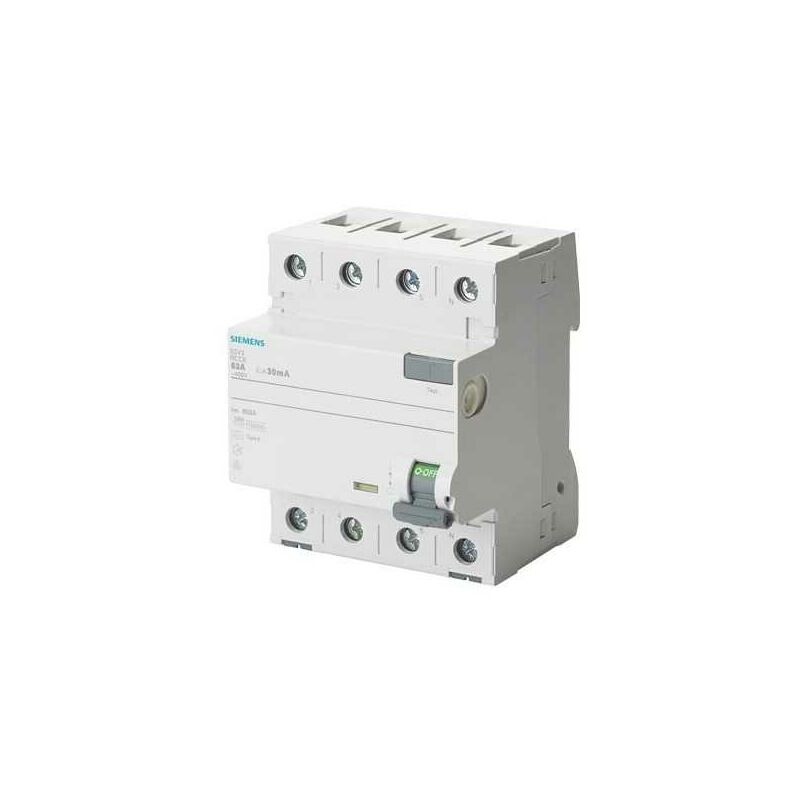 foto del prodotto siemens interruttore differenziale puro 4p 40a 0,03