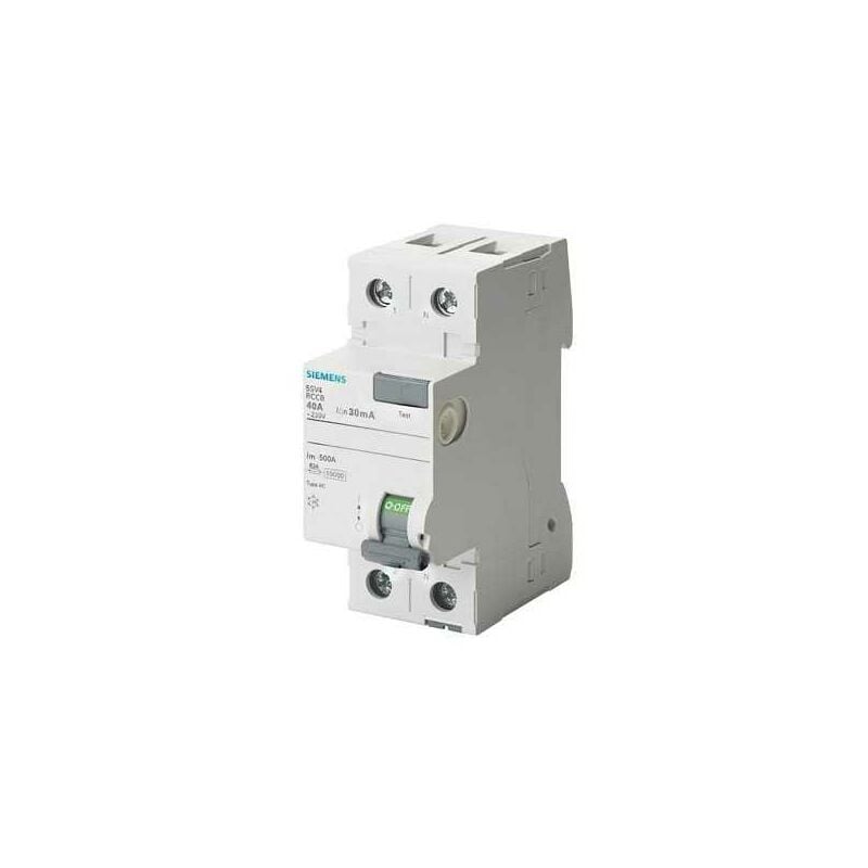 foto del prodotto siemens interruttore differenziale puro 63a 0,3 tipo ac