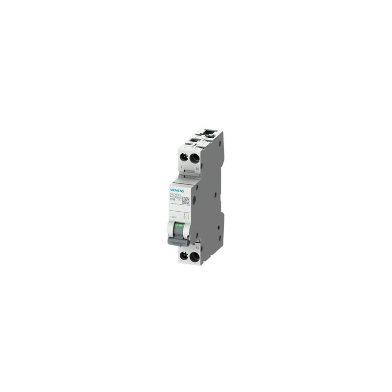 foto del prodotto siemens interruttore magnetotermico 230 v 4,5 ka, 1 n poli 1 um c16
