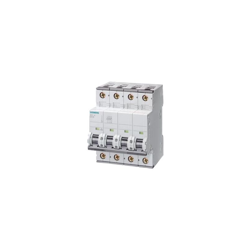 foto del prodotto siemens interruttore magnetotermico 400v 15 ka, a 4 poli, c, 10a, p 70mm