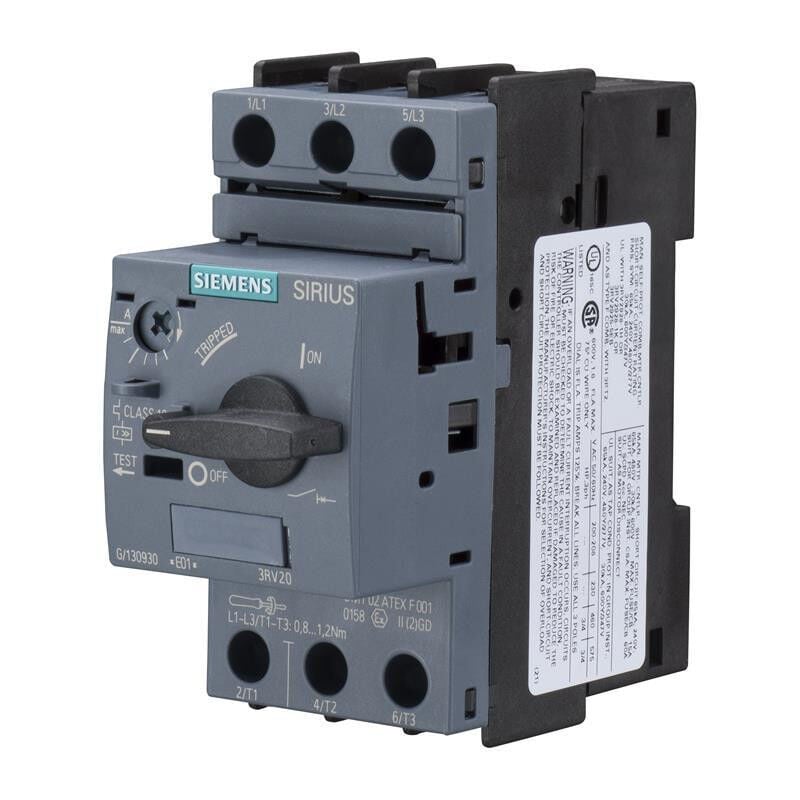 foto del prodotto siemens interruttore salvamotore per serie s0 17 22a 3rv20214ca10