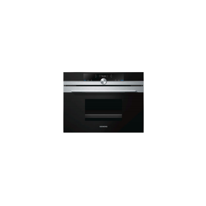 foto del prodotto siemens iq700 cd634gas0. dimensione del forno piccola, capacit interna forno totale 38 l. colore del prodotto nero, acciaio inox, tipo di