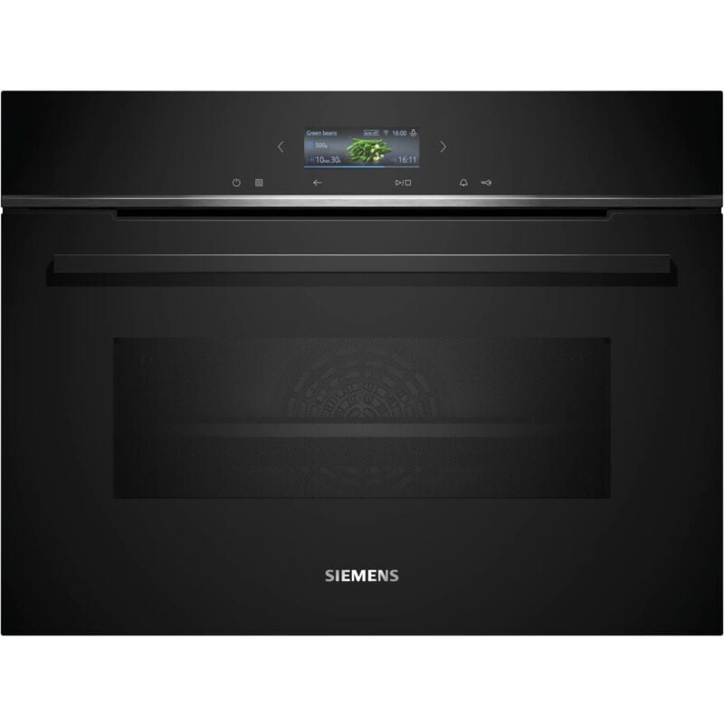 foto del prodotto siemens iq700 cm724g1b1. dimensione del forno media, tipo di forno forno elettrico, capacit interna forno totale 45 l. posizionamento
