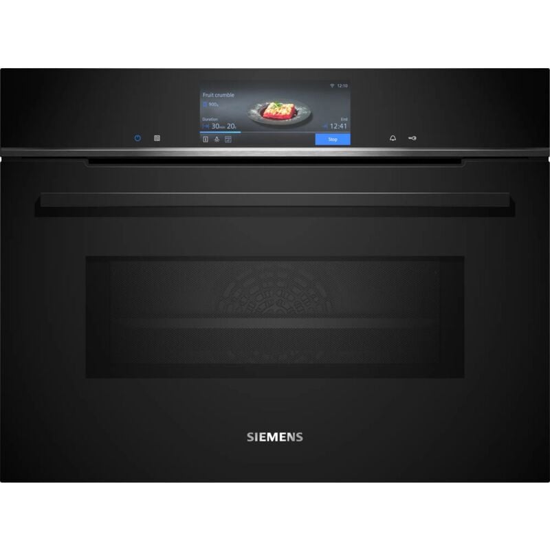 foto del prodotto siemens iq700 cm778gnb1b. dimensione del forno media, tipo di forno forno elettrico, capacit interna forno totale 45 l. posizionamento