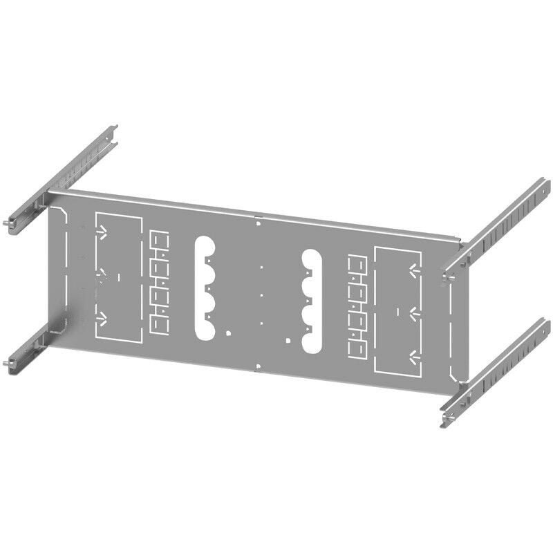 foto del prodotto siemens kit piastra di montaggio sivacon 3va12 a 4 poli 8pq60008ba05