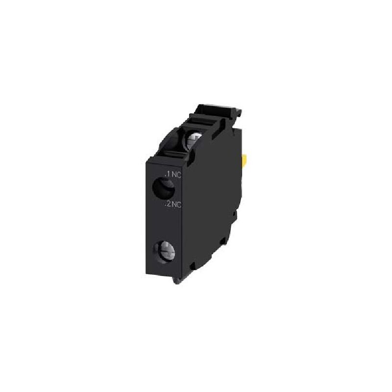 foto del prodotto siemens modulo contatto 1 elemento contatto, 1 nc, monitoraggio installazione, morsetto vite, montaggio piastra frontale