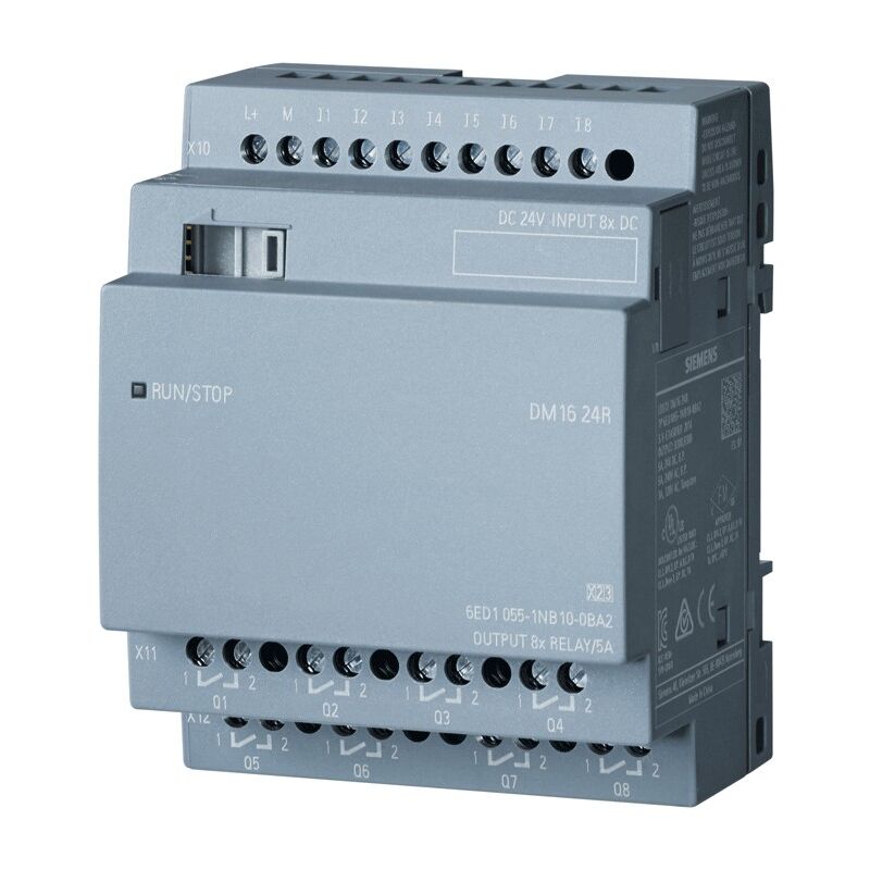 foto del prodotto siemens modulo di ampliamento logo dm16 24r 6ed10551nb100ba2