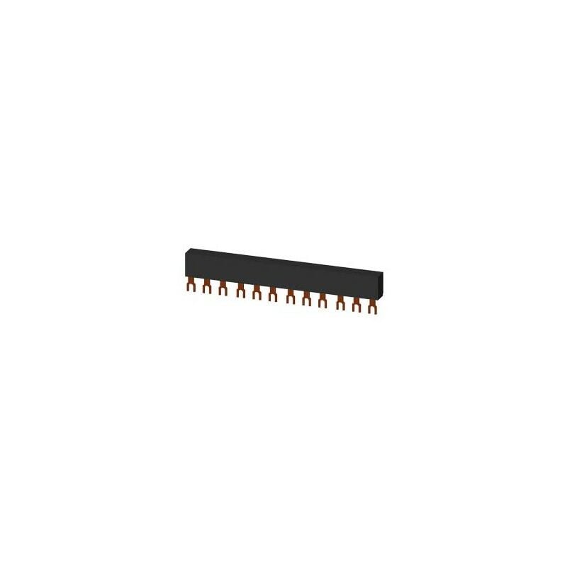 foto del prodotto siemens sbarre trifase interasse modulare 45 mm per 5 interruttori attacchi a forcella