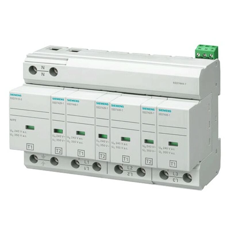 foto del prodotto siemens scaricatore combinato di sovratensione 100ka cli ii 4p 5sd74441