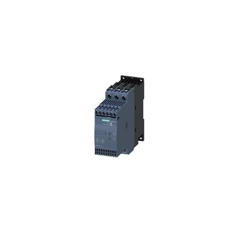 foto del prodotto siemens sirius soft starter s0 38 a, 18.5 kw 400 v, 40 c 200 480 v ac, 24 v ac dc screw terminals