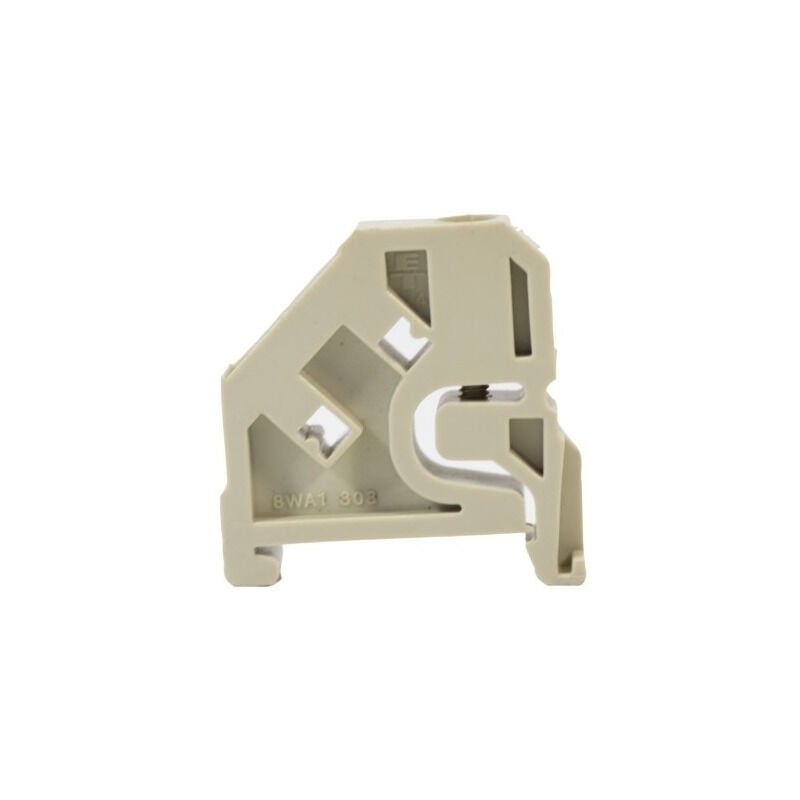 foto del prodotto siemens staffa terminale in materiale termoplastico attacco din 10 mm 8wa1 808