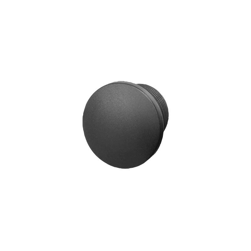 foto del prodotto siemens tappo di chiusura per punti di comando tondi non utilizzati, nero, completo di controdado