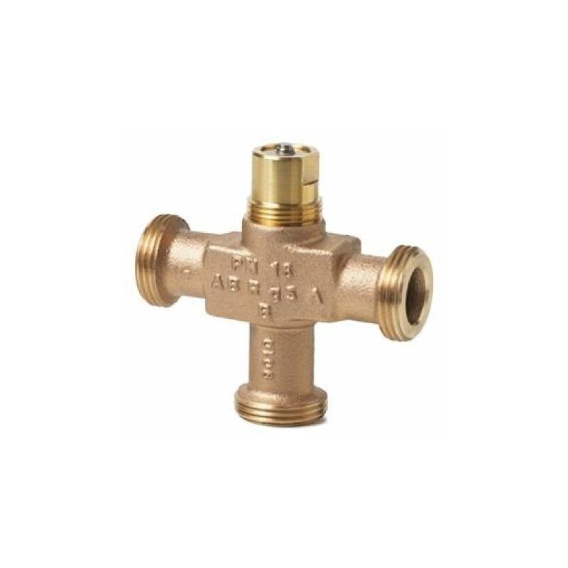 foto del prodotto siemens vxg44.25 10 valvola filettata a 3 vie con otturatore pn16 dn25 kvs 10