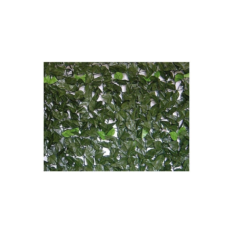 foto del prodotto siepe artificiale con supporto rigido posteriore rotolo 20 mt evergreen 1x20 mt.