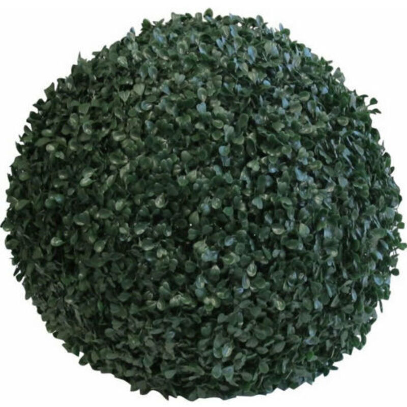 foto del prodotto siepe artificiale di bosso a palla 38 cm - papillon