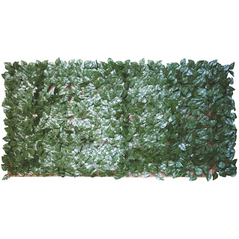 foto del prodotto siepe artificiale finta sempreverde foglie di edera giardino lauro point formato 1 x 3 mt