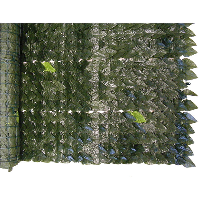 foto del prodotto siepe artificiale foglie di lauro mt 1,5 x 20