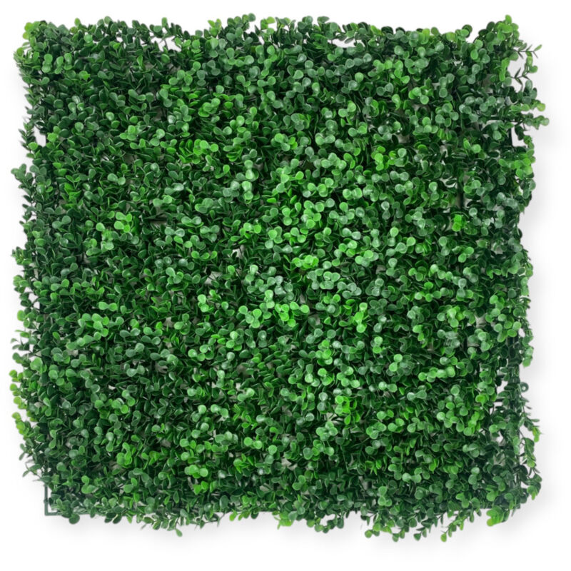 foto del prodotto siepe decorativa da parete finta artificiale a foglie per muri e balconi ornamentale da interno e da esterno cile cm. 100x100