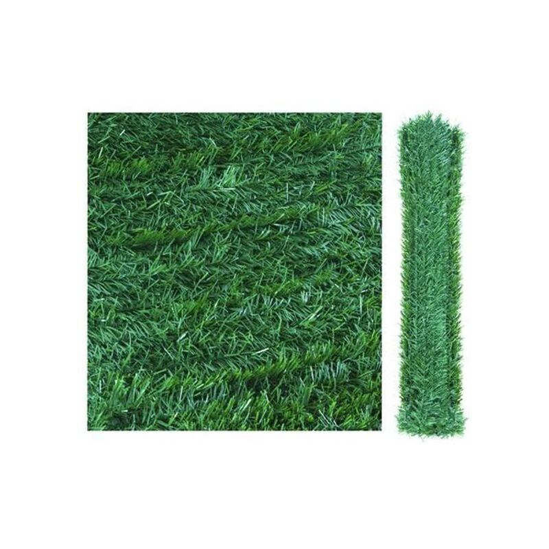foto del prodotto siepe ornamentale artificiale con foglie pino 3 x 1 h ferr 162128