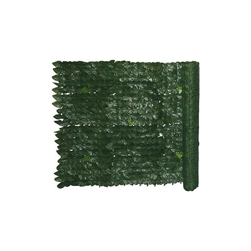 foto del prodotto siepe sintetica da giardino con foglie di edera cm 1,5x20 mt evergreen edera