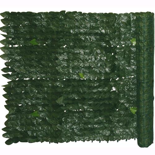 foto del prodotto siepe verde artificiale da giardino evergreen edera rotolo 3mt. x h.1mt.