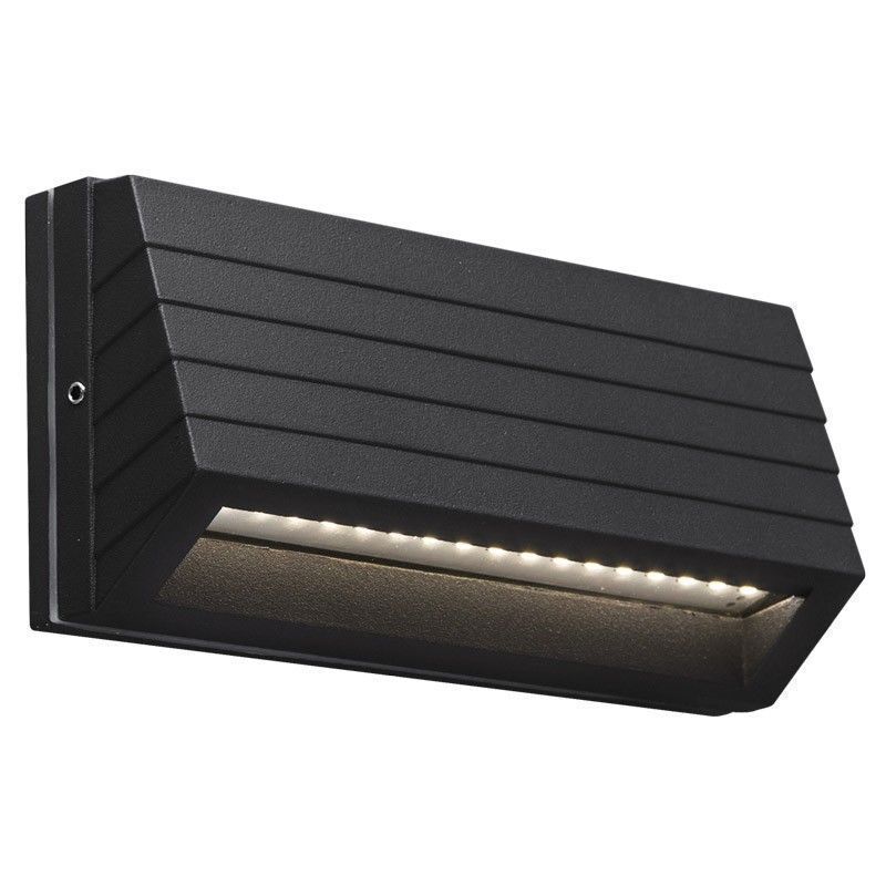 foto del prodotto sierra balisage applique nero 3,6w ip65 temp rature de couleur bianco caldo 3000k