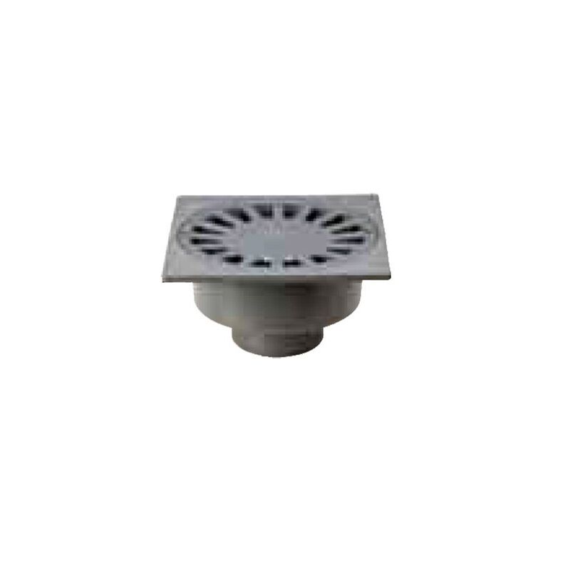 foto del prodotto sif scarico pvc 15x15 uscita 75 grigio scuro 102201