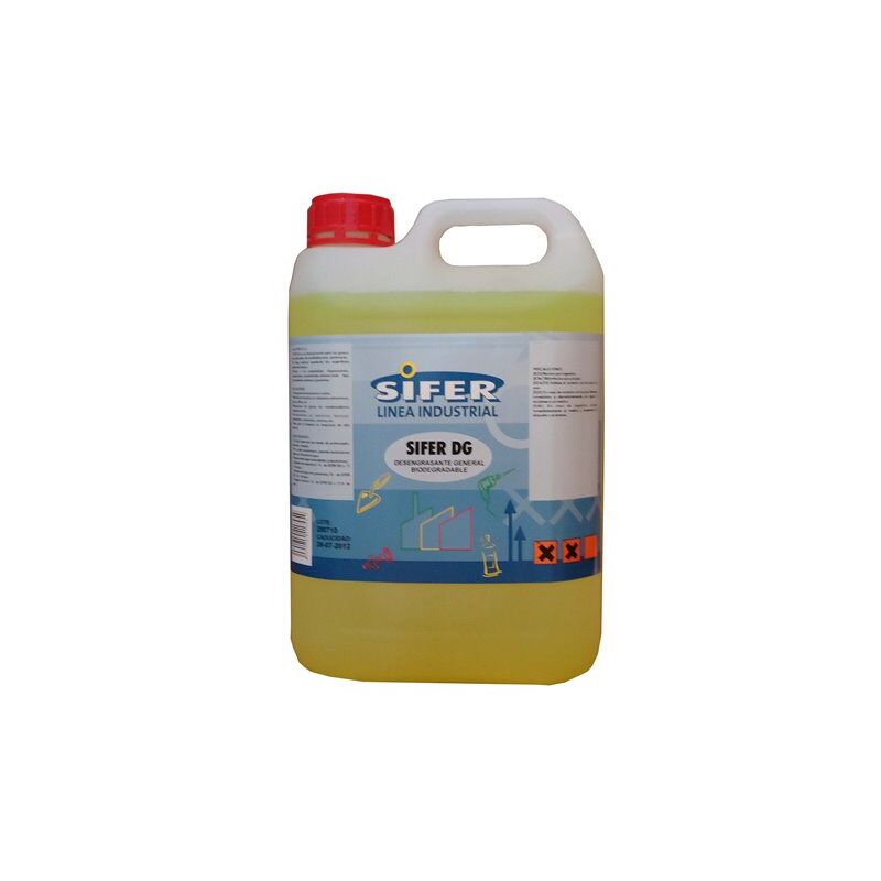 foto del prodotto sifer dg sgrassante alcalino biodegradabile 5 litri