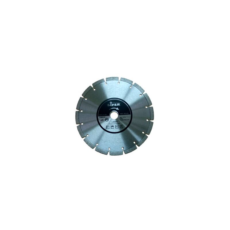 foto del prodotto sifer disco diamantato segmentato laser 115 platorello da 10 mm 11510