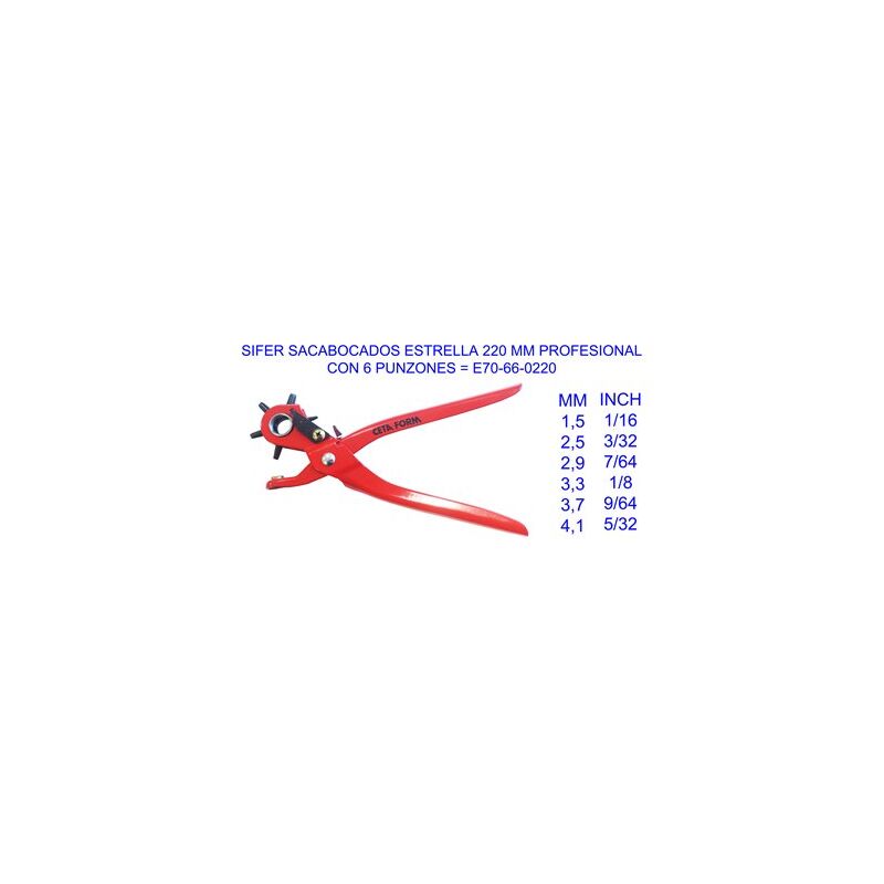 foto del prodotto sifer perforatore a stella 220 mm professional 70 66 0220
