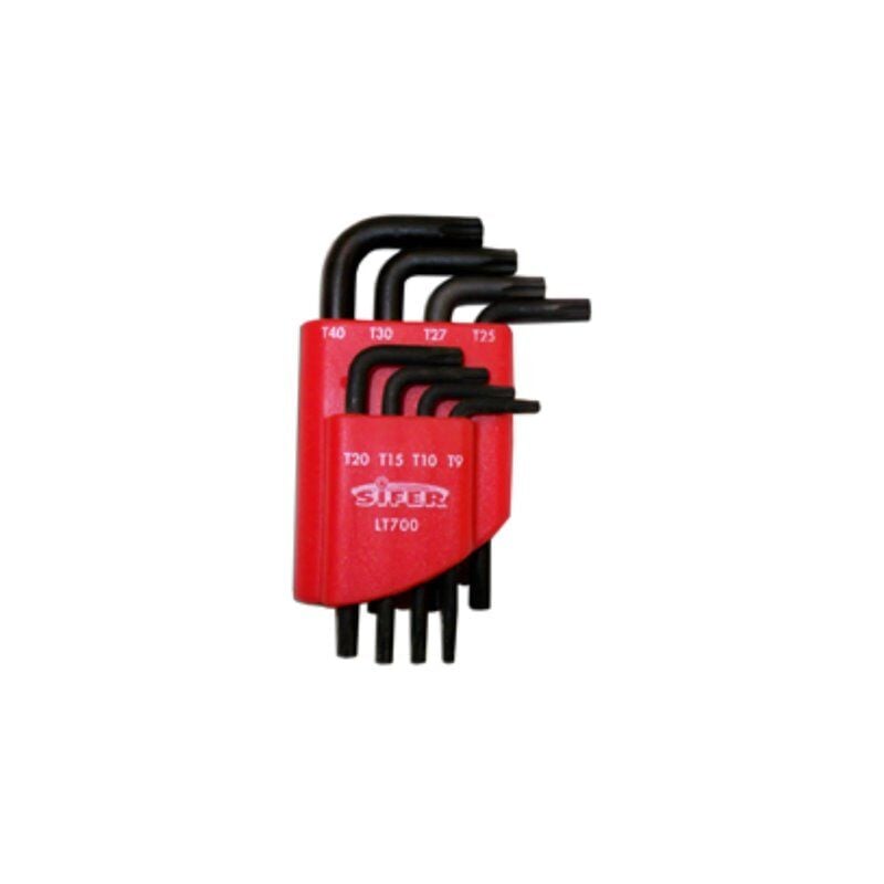 foto del prodotto sifer set di chiavi torx azzurrate da 8 pezzi normallt700
