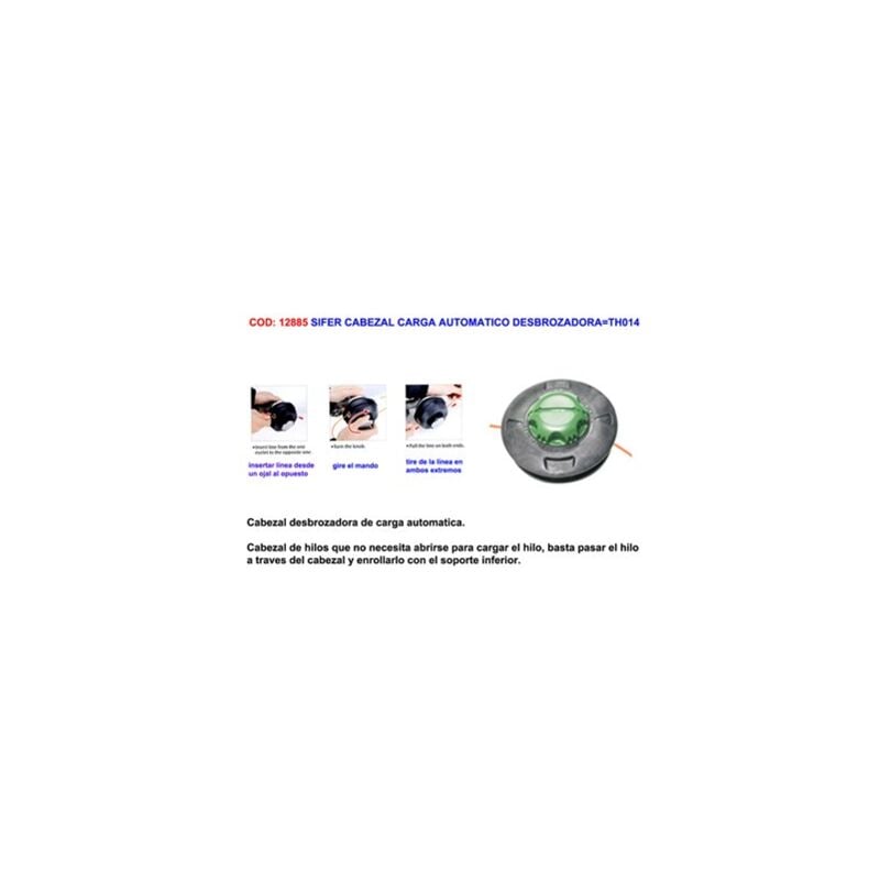 foto del prodotto sifer testina di ricarica automatica per decespugliatore th014 5458 